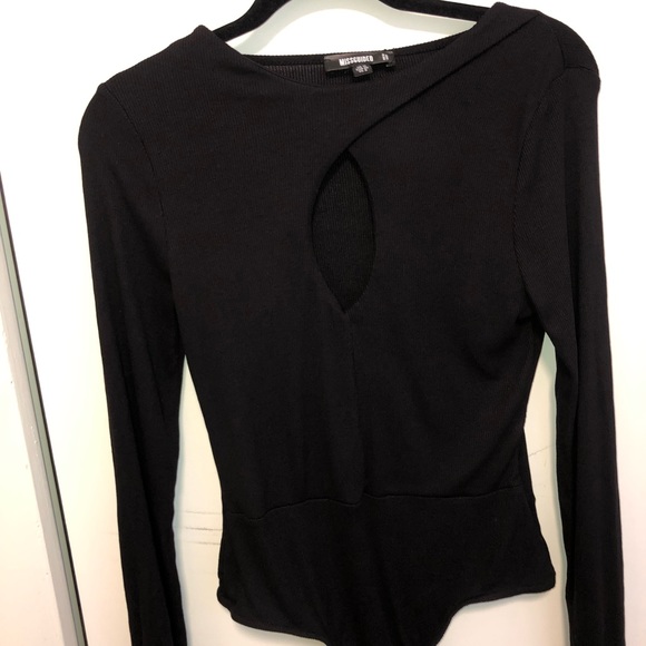 Missguided ribbed keyhole bodysuit - Picture 3 of 6